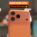 Sticker Arrière iPhone Style iPhone 17 🍊 – Transformez votre ancien modèle en nouveau design 🔥