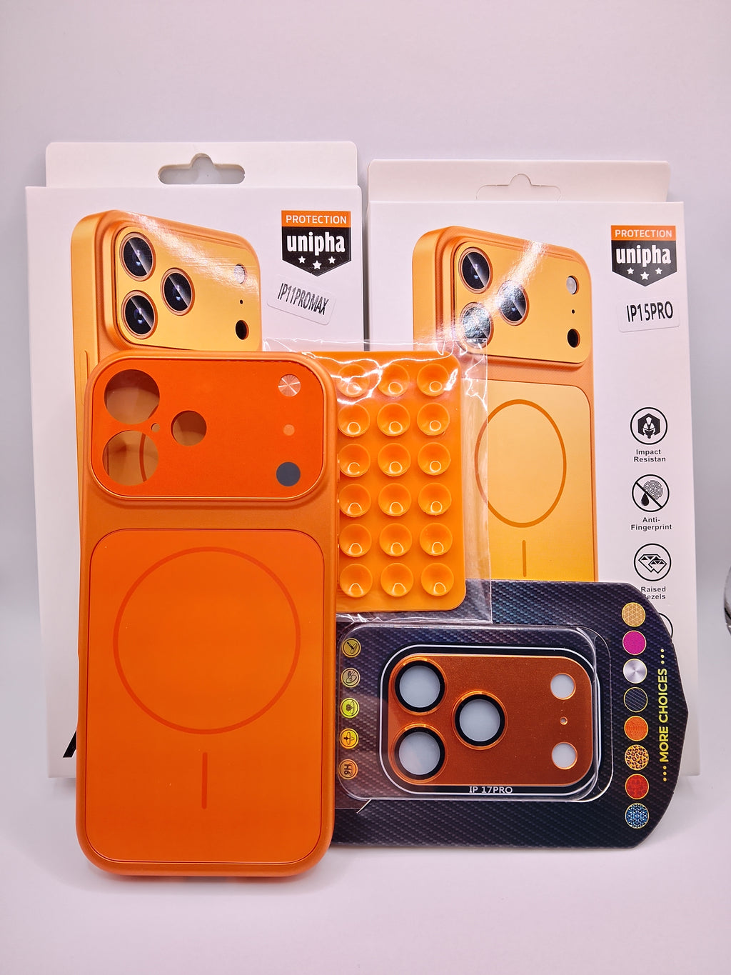 iPhone 17 🔥 Pack Protection iPhone Premium 3-en-1 – Style Luxe & Sécurité Totale