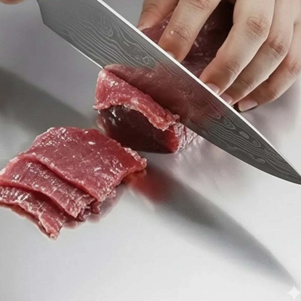 Planche de découpe INOX 50cmx35cm + Livraison Gratuite 🔥