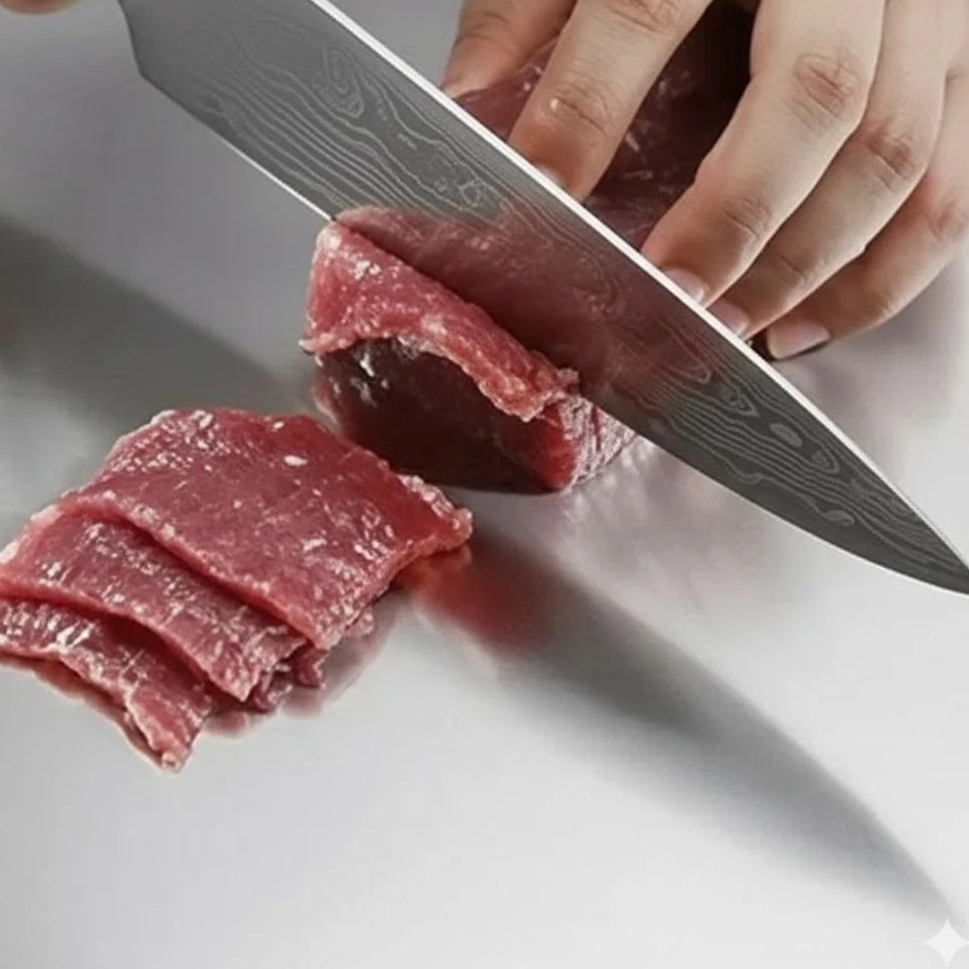 Planche de découpe INOX 50cmx35cm + Livraison Gratuite 🔥