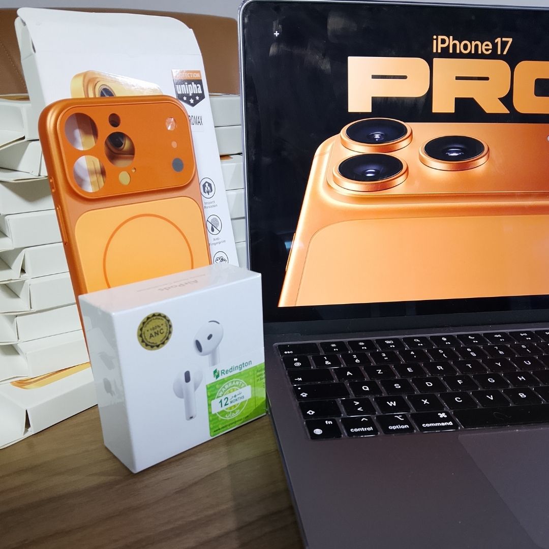 🍊 Pack Premium iPhone 17 & AirPods 4 – Sécurité, Style et Performance