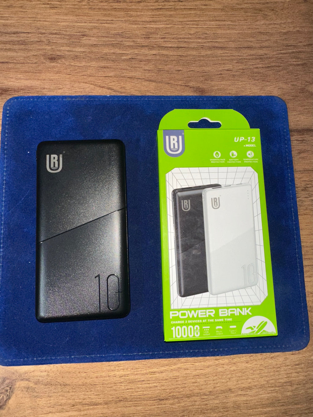 Power Bank 10000mAh Ultra Slim 🔥  – Batterie Externe Portable Charge Rapide USB Double Sortie