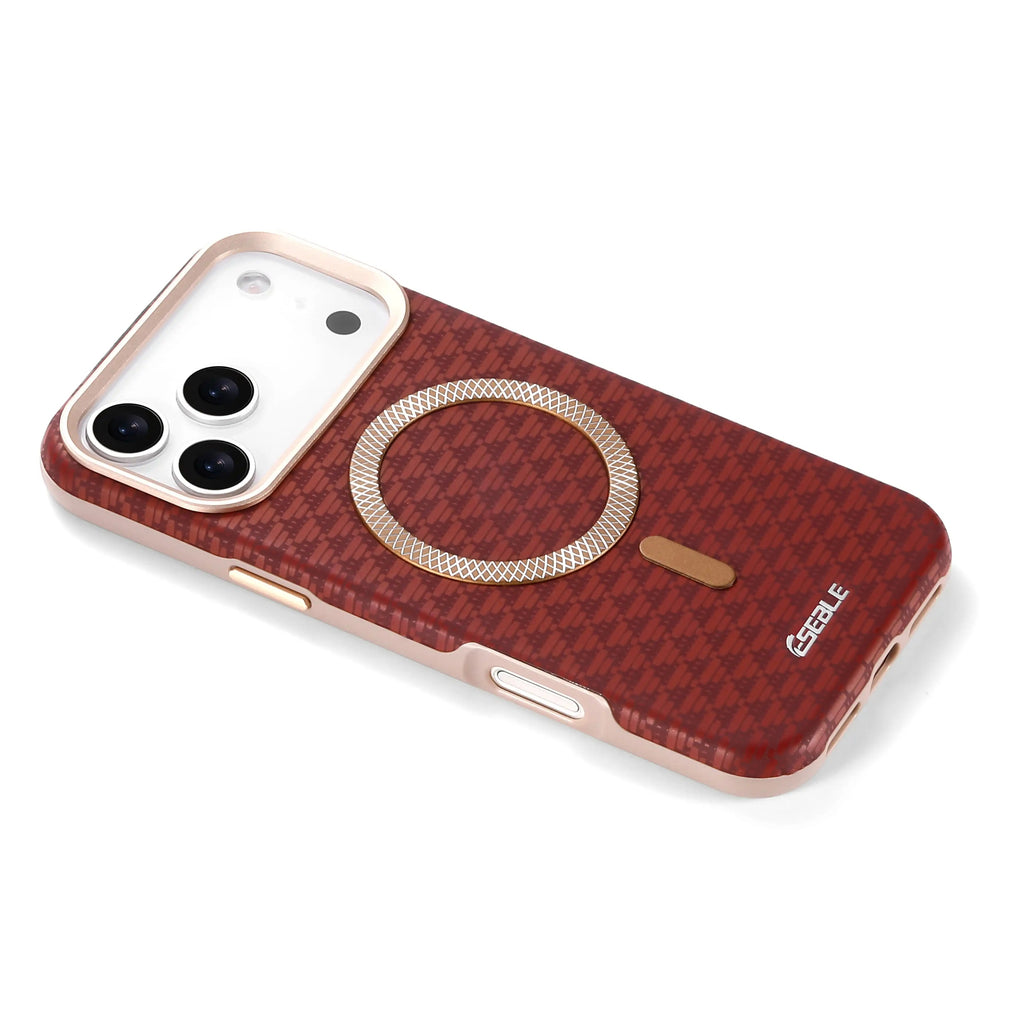 Coque Magnétique Premium Style Class – Design Élégant avec Anneau Métallique Compatible MagSafe