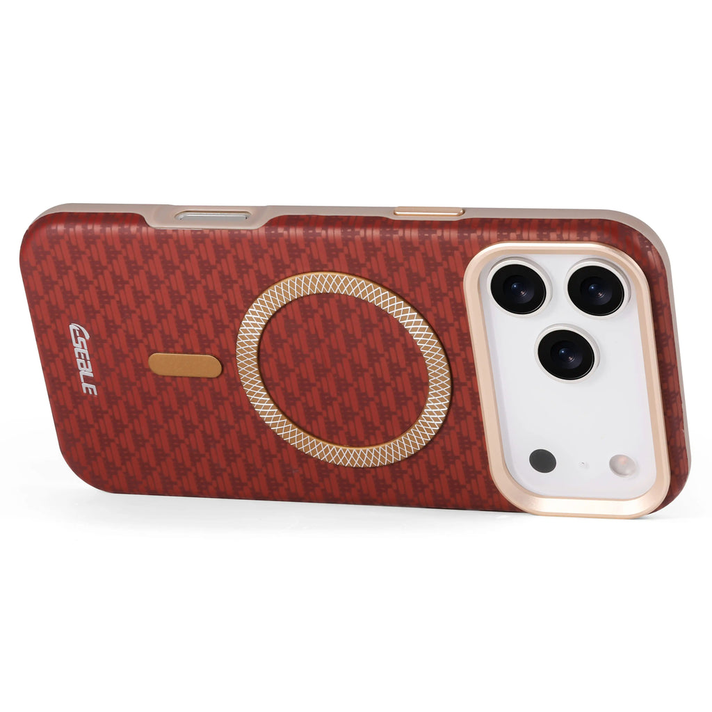 Coque Magnétique Premium Style Class – Design Élégant avec Anneau Métallique Compatible MagSafe