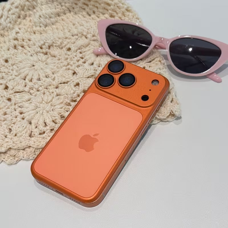 Sticker Arrière iPhone Style iPhone 17 🍊 – Transformez votre ancien modèle en nouveau design 🔥