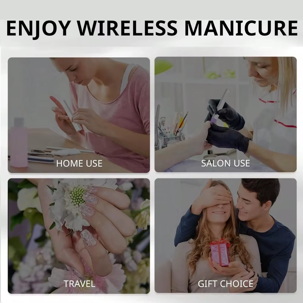 Lampe UV/LED Portable pour Ongles – Séchage Rapide & Recharge USB - جهاز احترافي لتجفيف طلاء الجل في ثوانٍ
