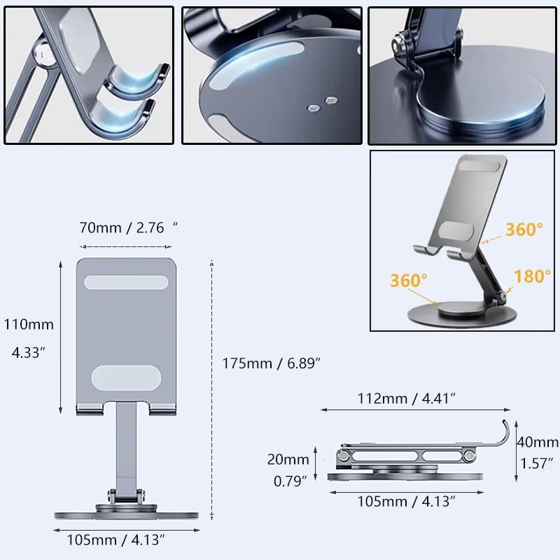 Flexi360 : Le Support de Téléphone Pivotant et Durable pour Votre Confort Quotidien