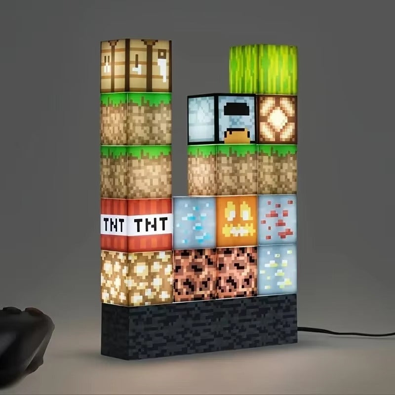 Lampe Veilleuse Blocs de Construction LED – Jouet Créatif & Éducatif 🔥