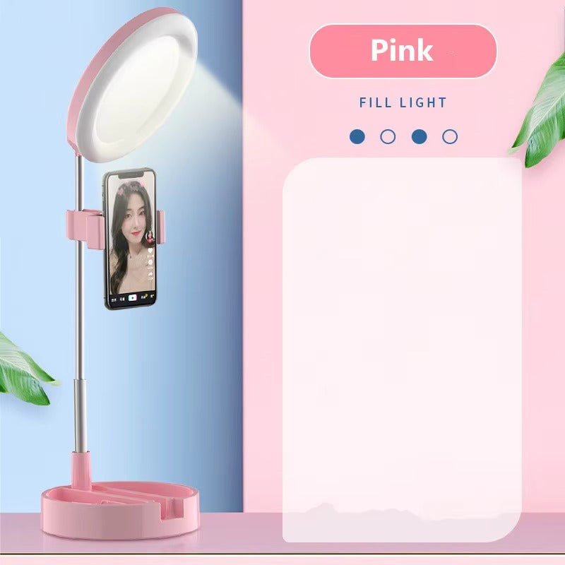 Miroir LED HD USB-C – Rotation 360° avec Support Téléphone 🔥