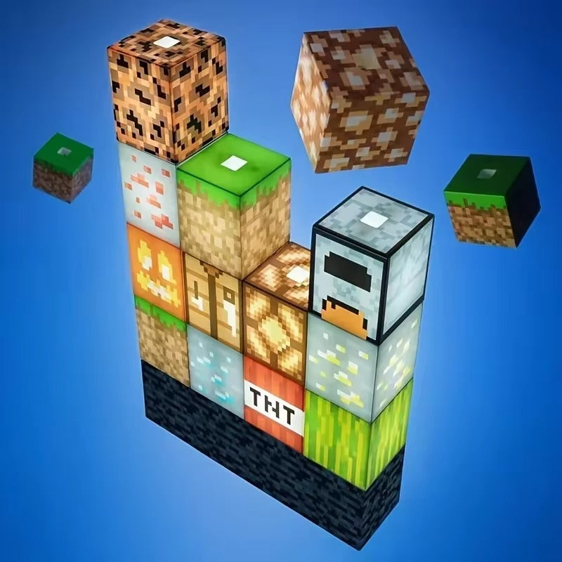 Lampe Veilleuse Blocs de Construction LED – Jouet Créatif & Éducatif 🔥