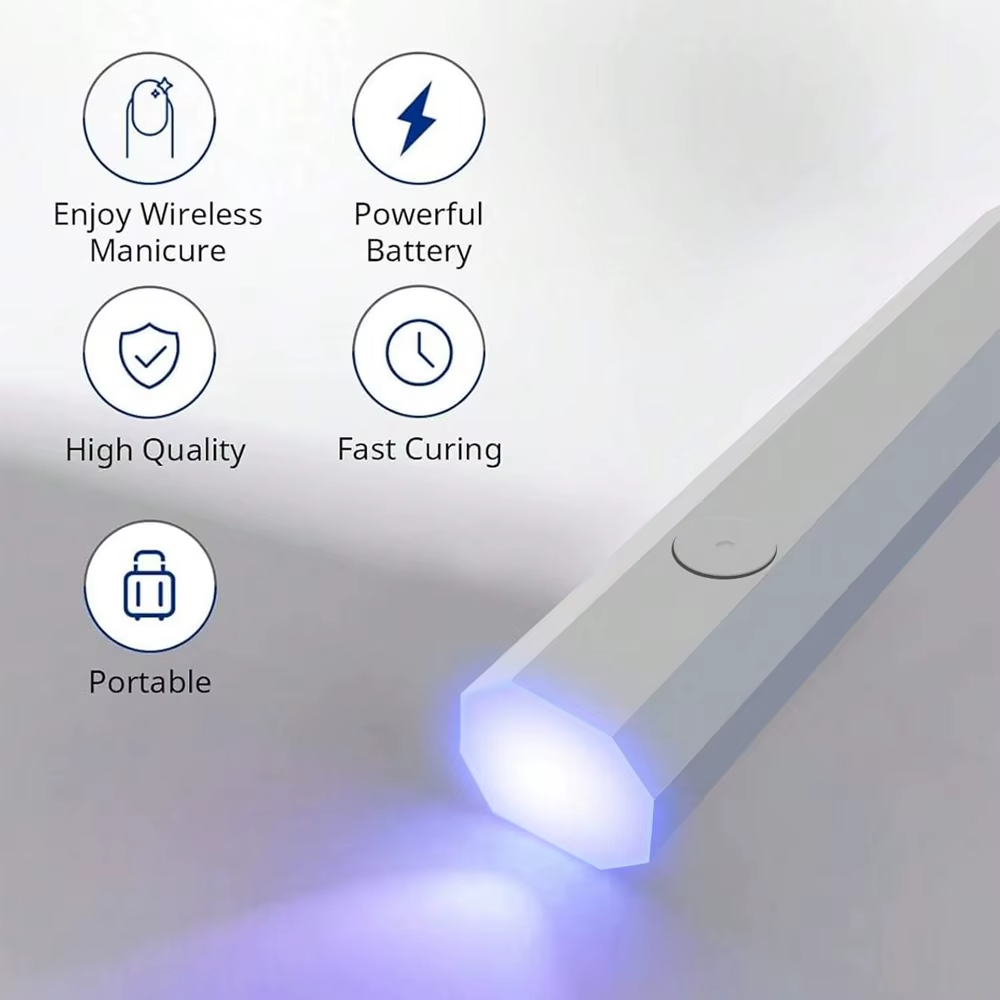 Lampe UV/LED Portable pour Ongles – Séchage Rapide & Recharge USB - جهاز احترافي لتجفيف طلاء الجل في ثوانٍ